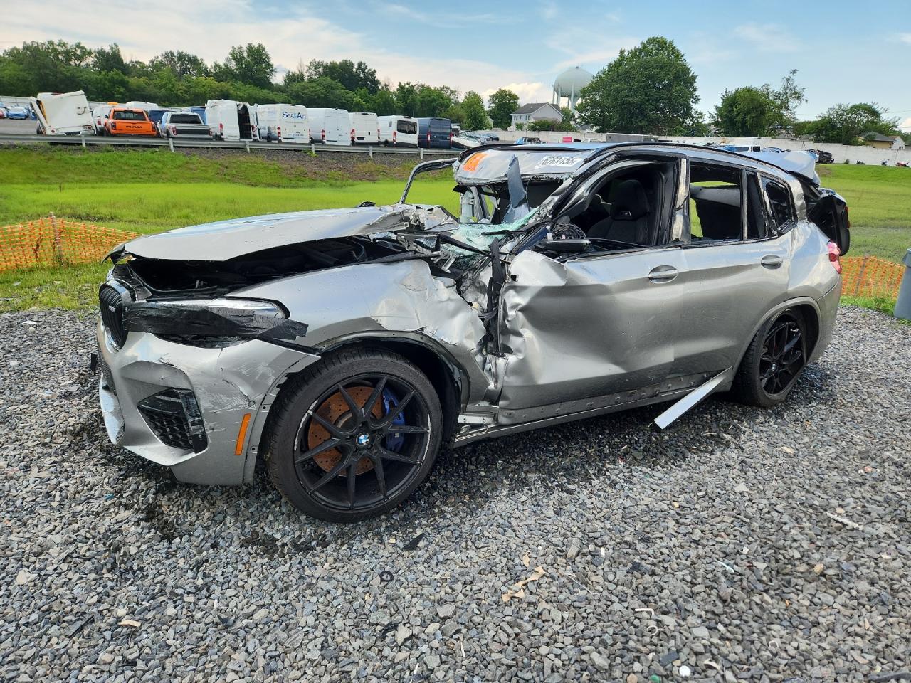2021 BMW X3 M, VIN 5YMTS0C02M9F31411 — All over