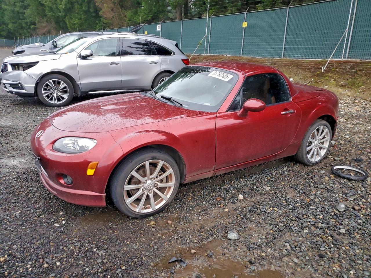 2008 Mazda MX-5 Miata Grand Touring, VIN JM1NC26F680142529 — Rear end