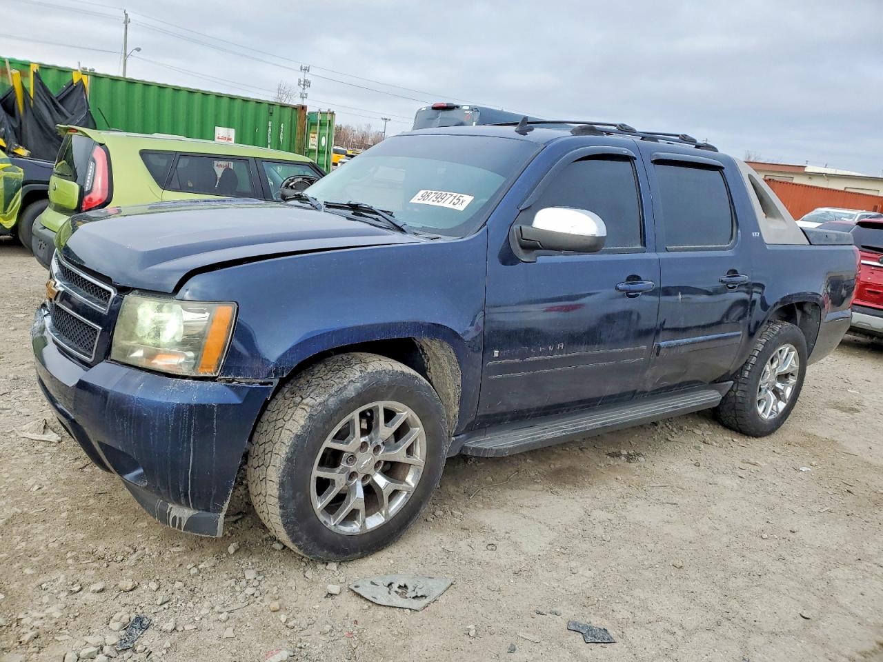 2007 Chevrolet Avalanche LTZ, VIN 3GNFK12307G152097 — Front end