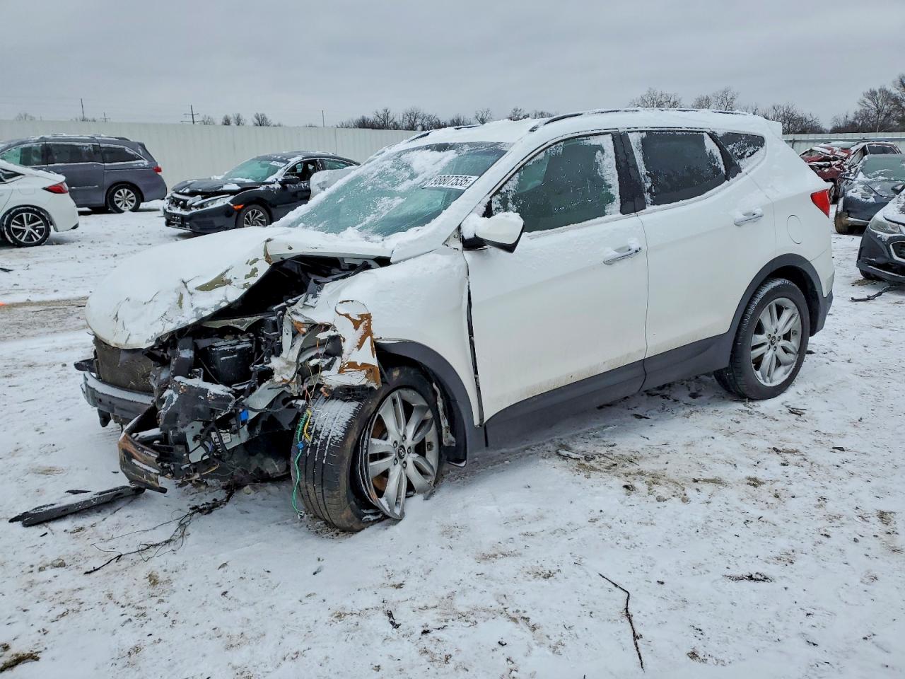2013 Hyundai Santa Fe Sport, VIN 5XYZUDLA7DG037229 — Front end
