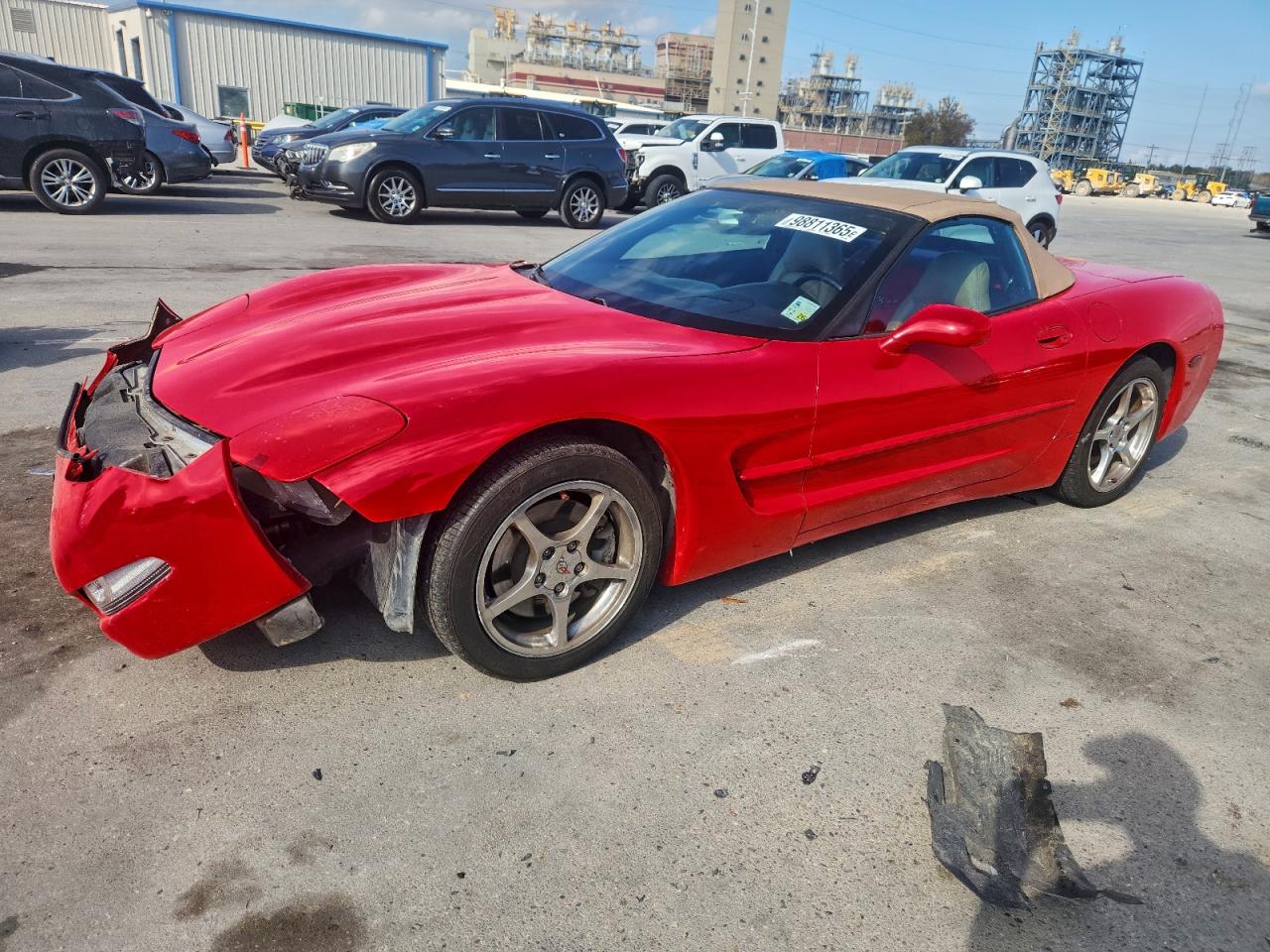 2000 Chevrolet Corvette, VIN 1G1YY32G9Y5128266 — Front end
