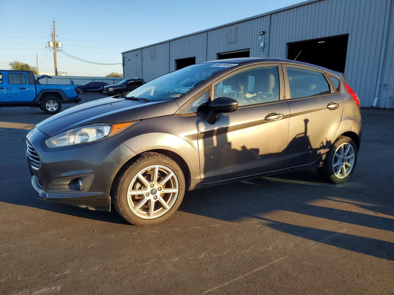 2019 Ford Fiesta SE, VIN 3FADP4EJ6KM150710 — Rear end