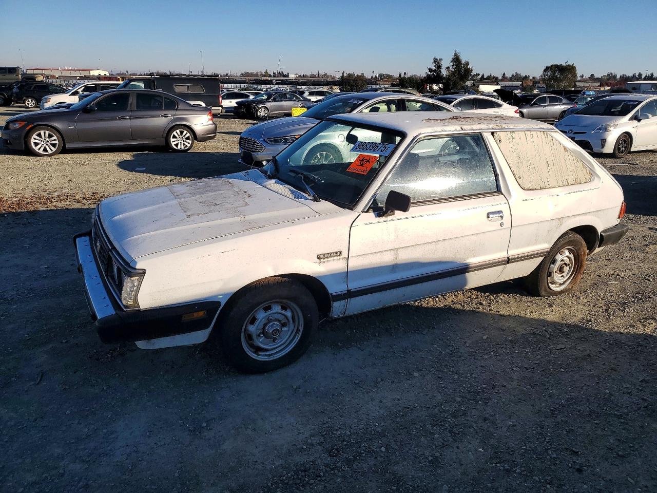 1987 Subaru GL, VIN JF1AF23B0HB100004 — Бок