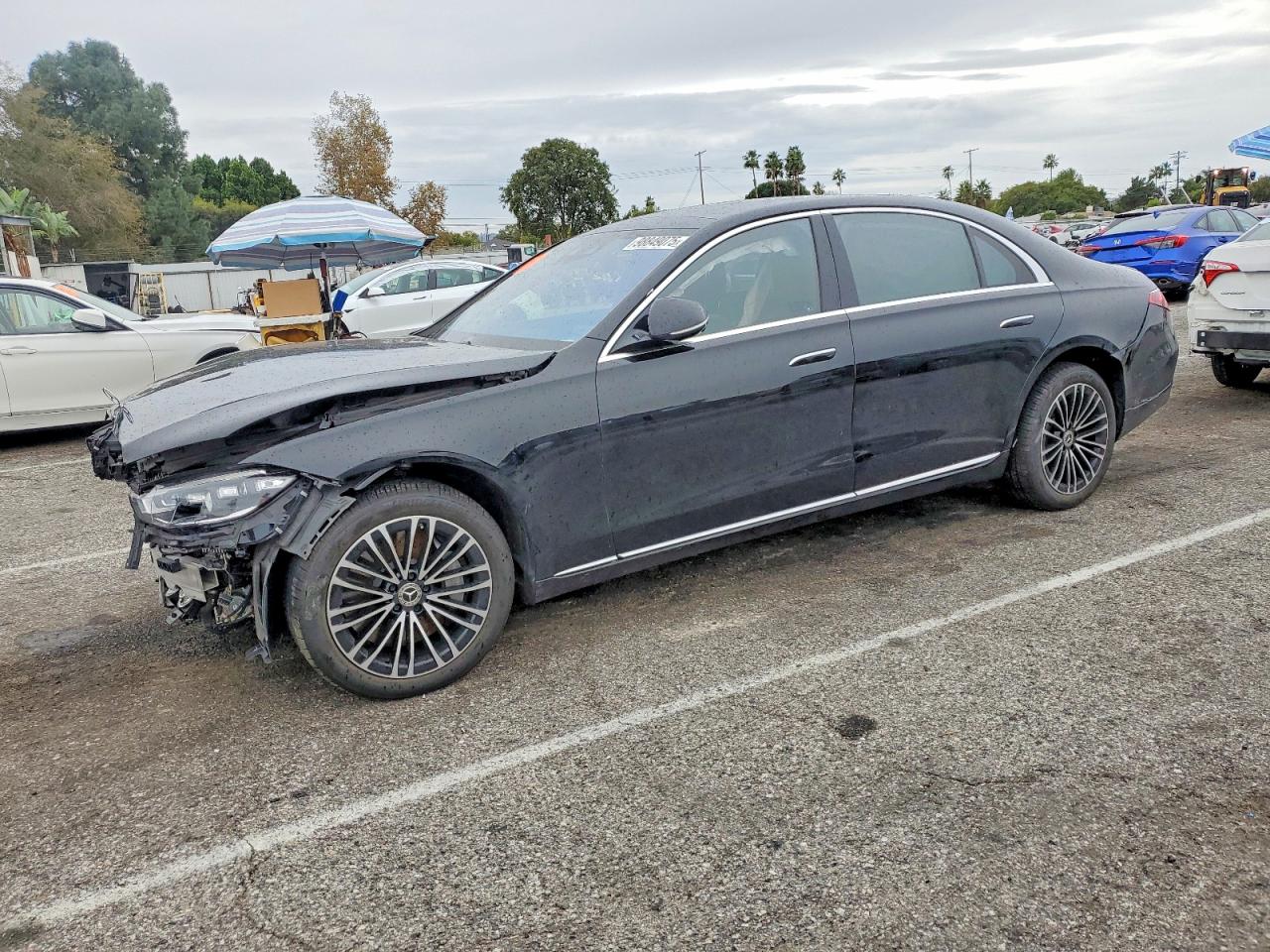 2023 Mercedes-Benz S 580, VIN W1K6G7GB4PA224999 — Front end