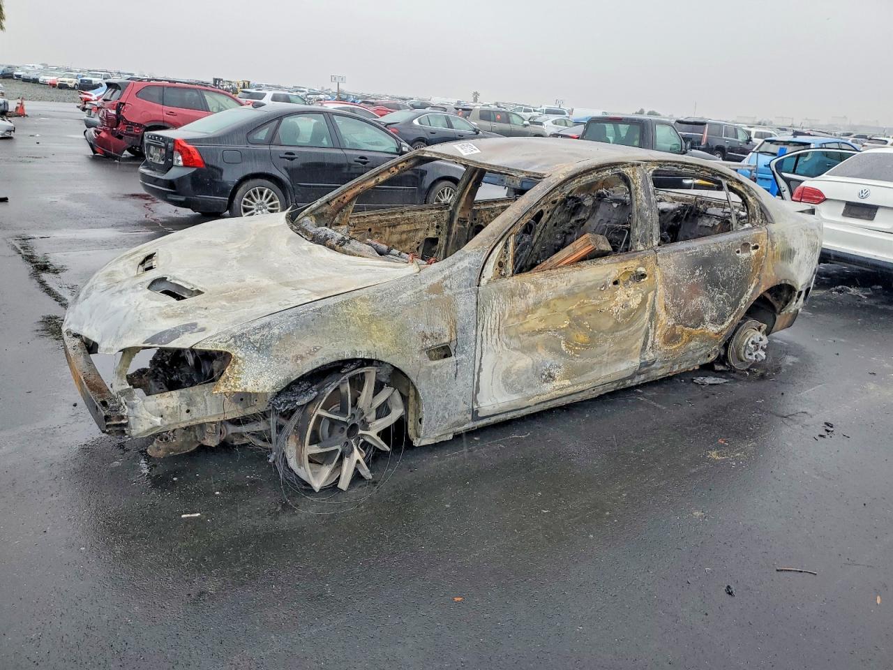 2008 Pontiac G8 GT, VIN 6G2EC57Y78L151473 — Burn