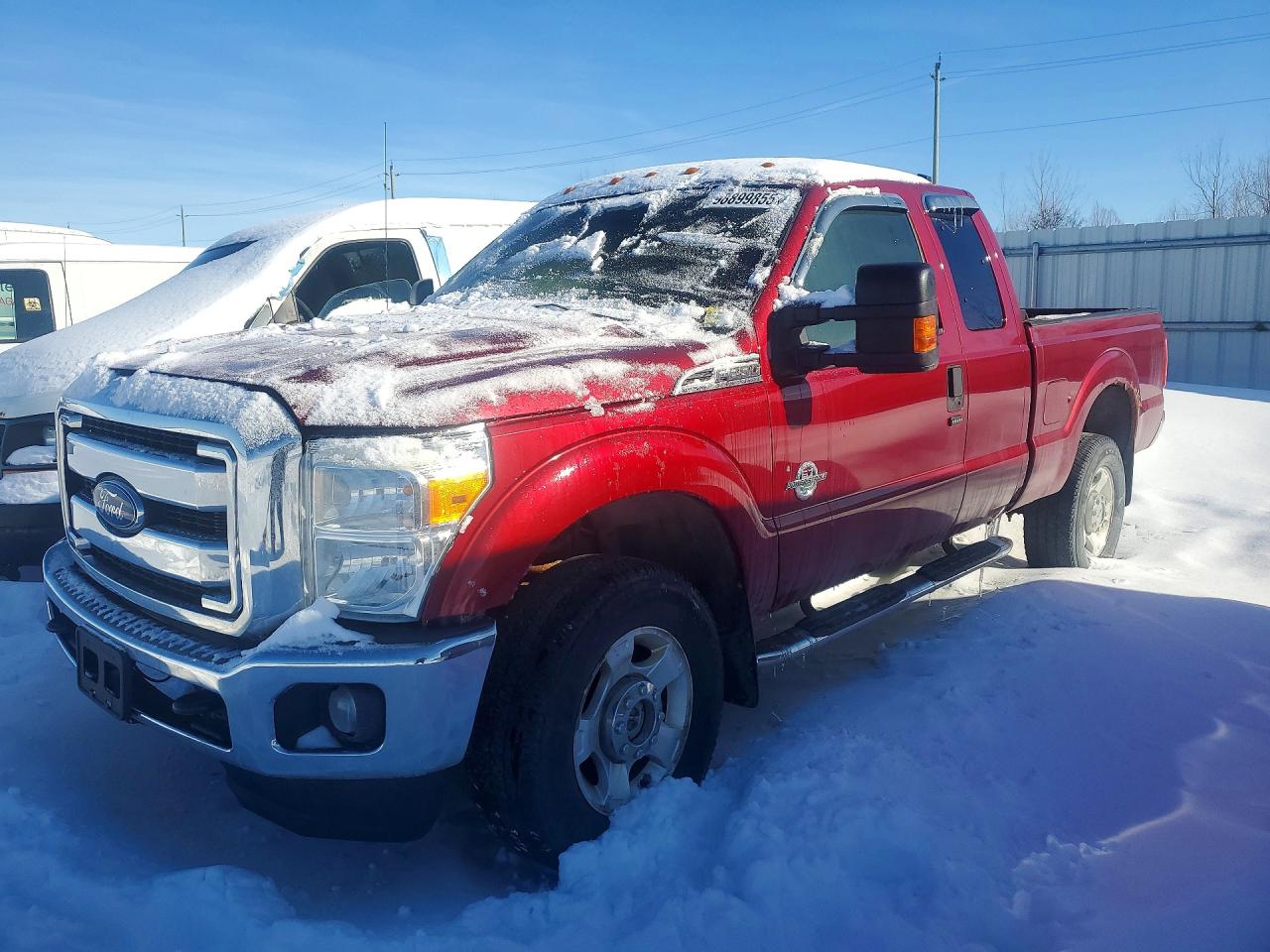 2015 Ford F-250 XLT, VIN 1FT7X2BT3FEC74060 — Interior fire