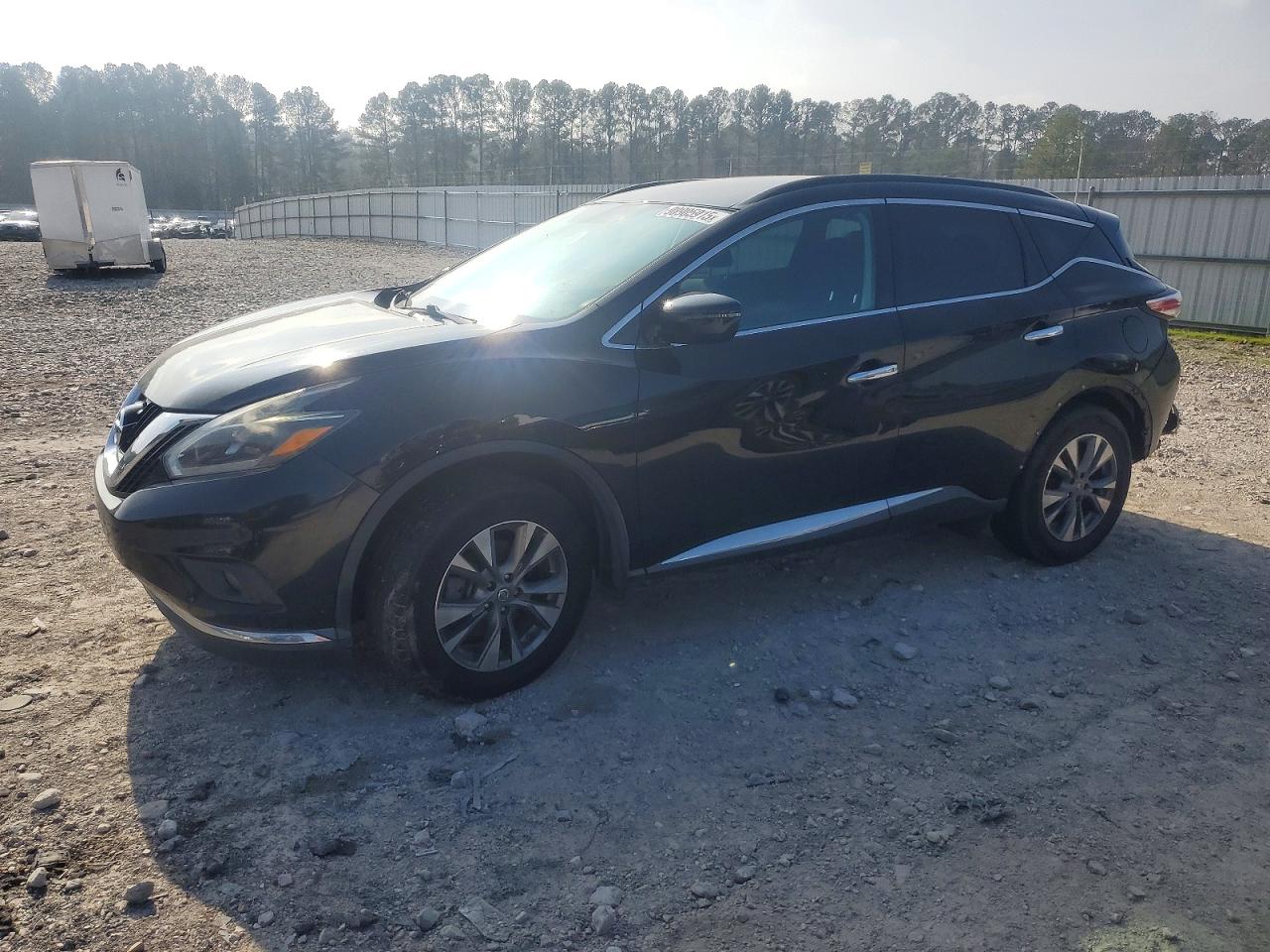 2018 Nissan Murano SV, VIN 5N1AZ2MG7JN146876 — Rear end