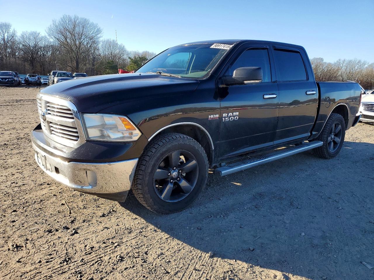 2014 Ram 1500 Big Horn, VIN 1C6RR7LT8ES133085 — Повреждение рамы