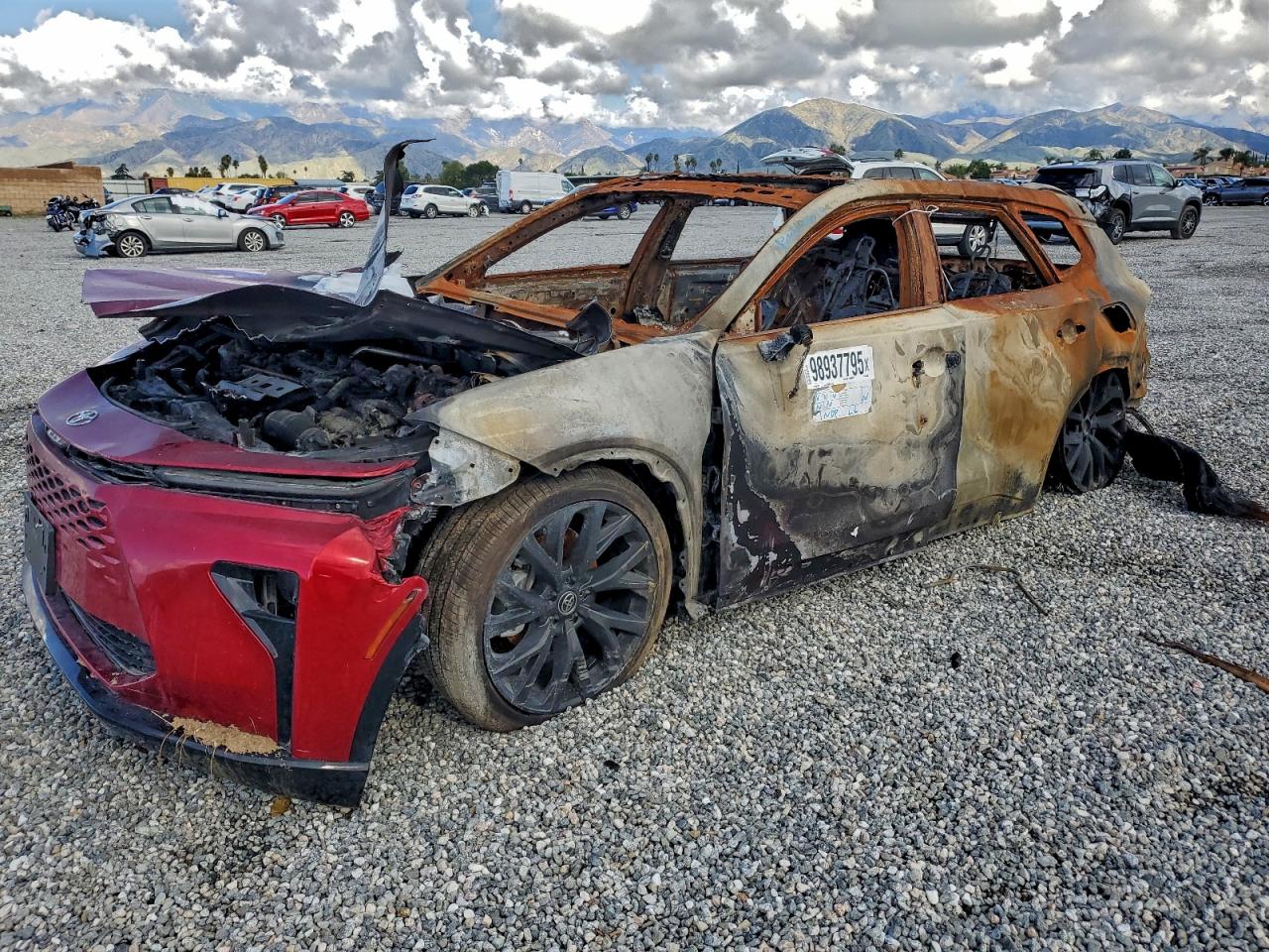 2025 Toyota Crown XLE, VIN JTDACAAJ5S3025888 — Burn