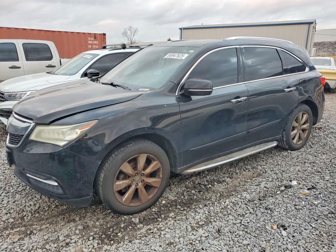 2016 Acura MDX Advance, VIN 5FRYD4H99GB006827 — Пожар в салоне