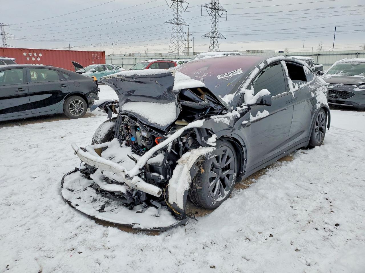 2024 Tesla Model X, VIN 7SAXCDE54RF445506 — Фото с аукциона