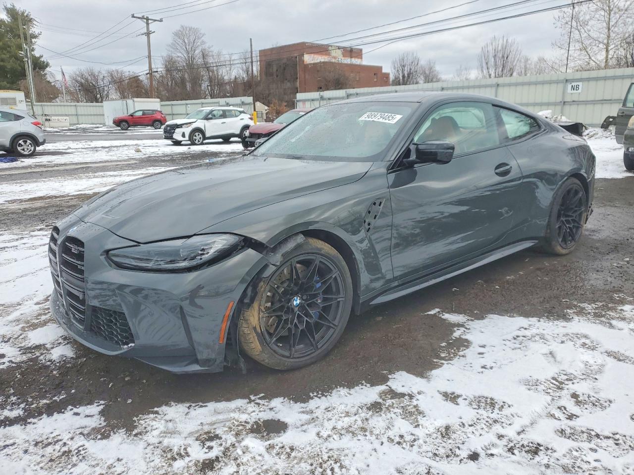 2022 BMW M4 Competition xDrive, VIN WBS43AZ03NCJ52449 — Rear end