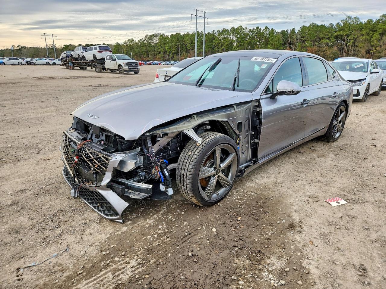 2025 Genesis G80 3.5T Sport Prestige, VIN KMTGG4SD7SU286220 — Front end