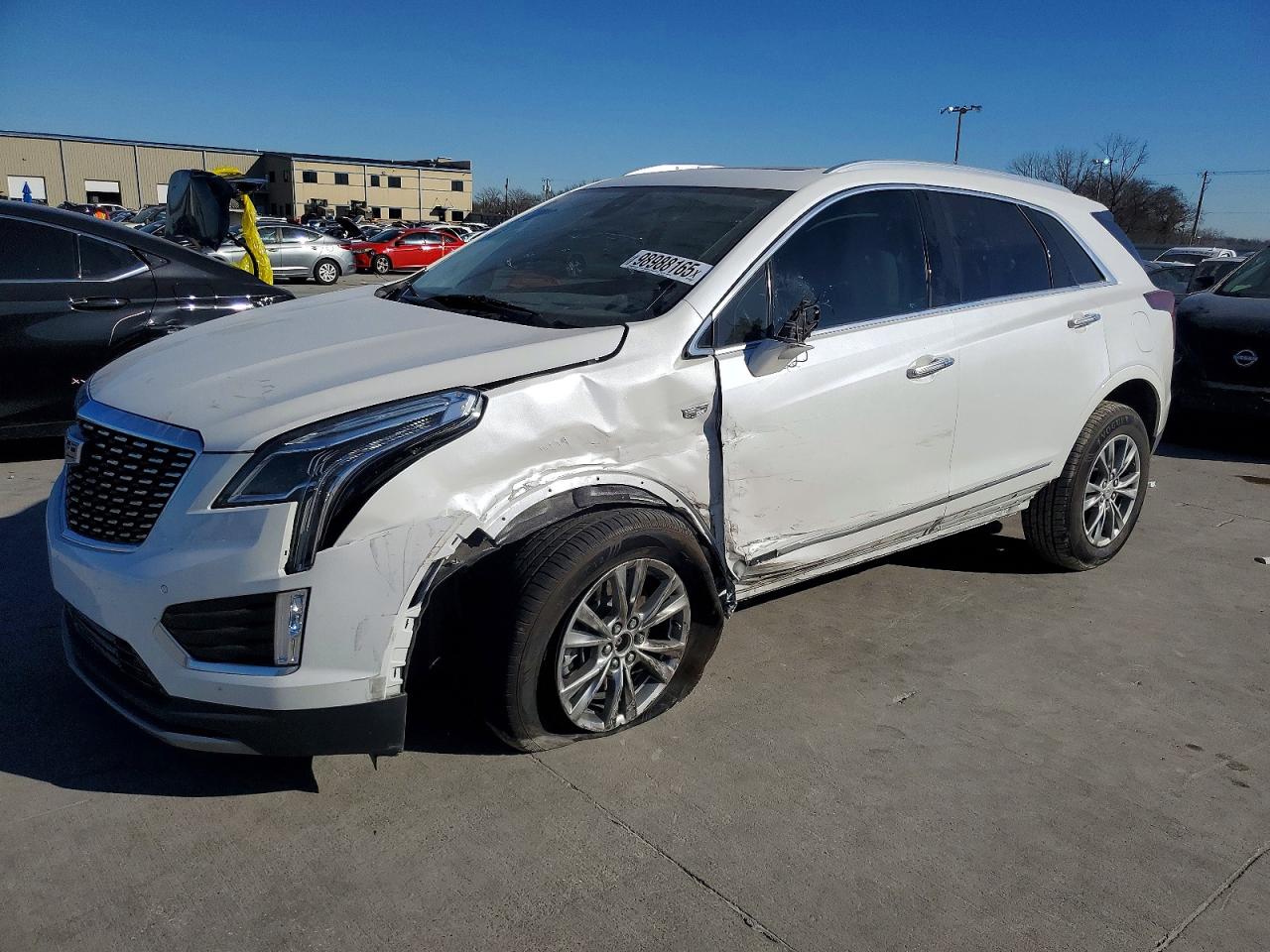2021 Cadillac XT5 FWD Premium Luxury, VIN 1GYKNCRS6MZ235370 — Undercarriage