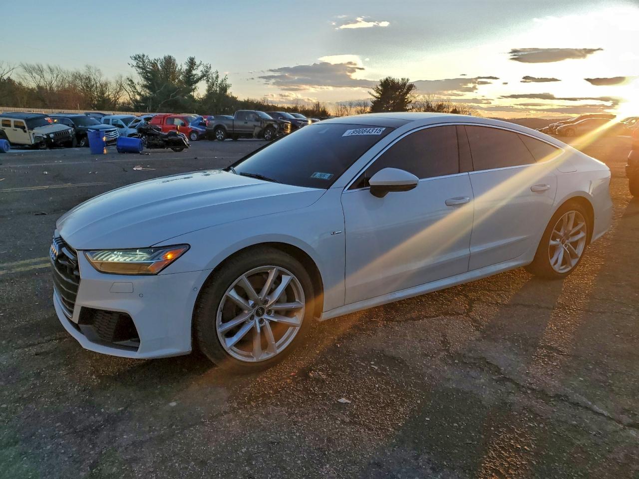 2021 Audi A7 Prestige, VIN WAUVPBF29MN077364 — Rear end