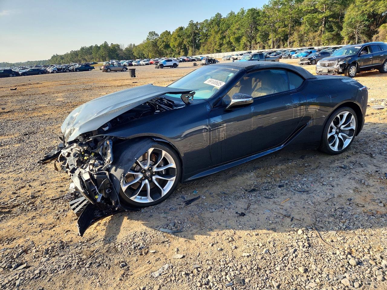 2021 Lexus LC 500h, VIN JTHKPAAY6MA102741 — Front end
