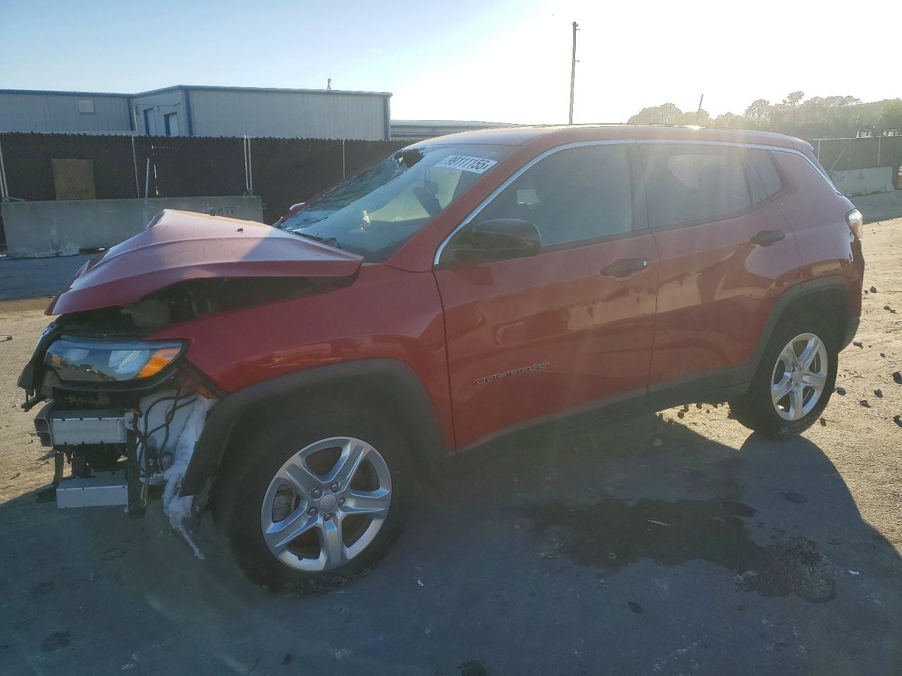 2023 Jeep Compass Sport, VIN 3C4NJDANXPT566295 — Front end