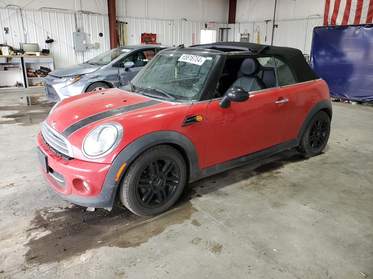2015 MINI Convertible, VIN WMWZN3C51FT861676 — Hail