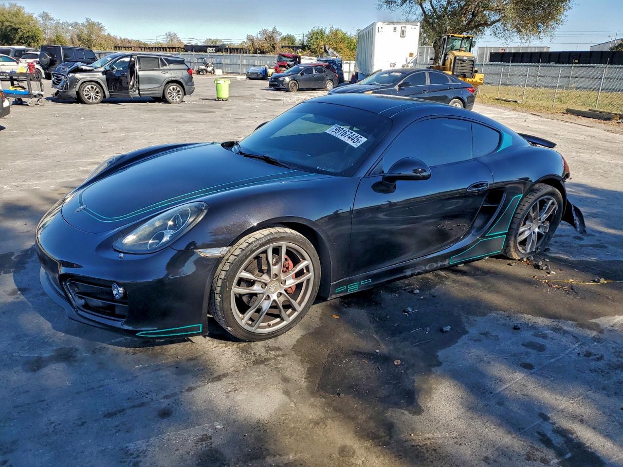 2014 Porsche Cayman, VIN WP0AA2A83EK170284 — Rear end