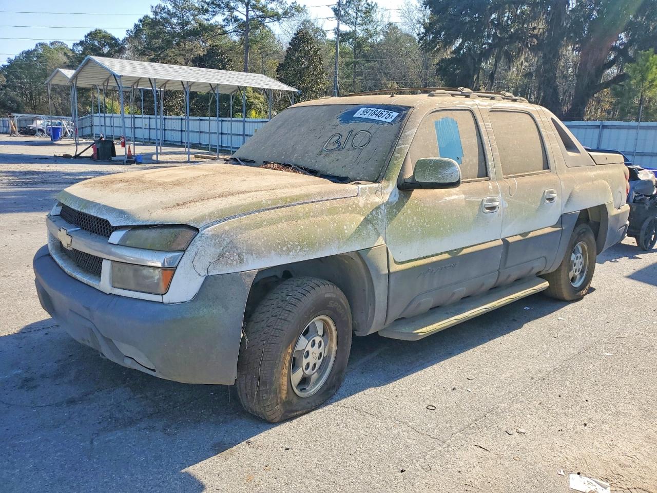 2002 Chevrolet Avalanche, VIN 3GNEC13T82G121194 — Biohazard / chemical