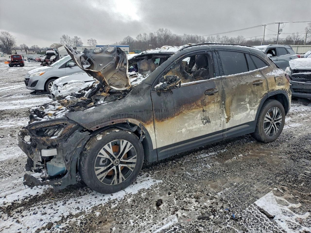 2025 Mercedes-Benz GLA 250, VIN W1N4N4HB3SJ707079 — Burn