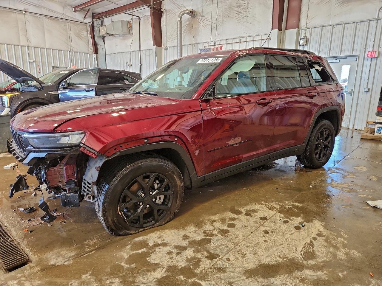 2024 Jeep Grand Cherokee Laredo, VIN 1C4RJHAG8RC233599 — Rollover