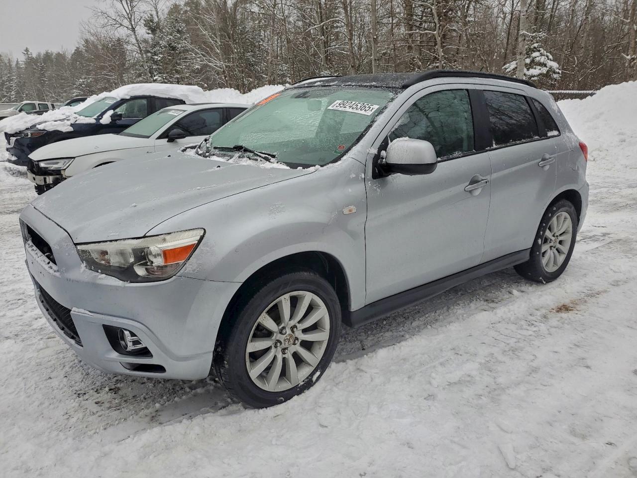 2011 Mitsubishi Outlander Sport GT, VIN JA4AJ4AU7BZ606642 — Front end