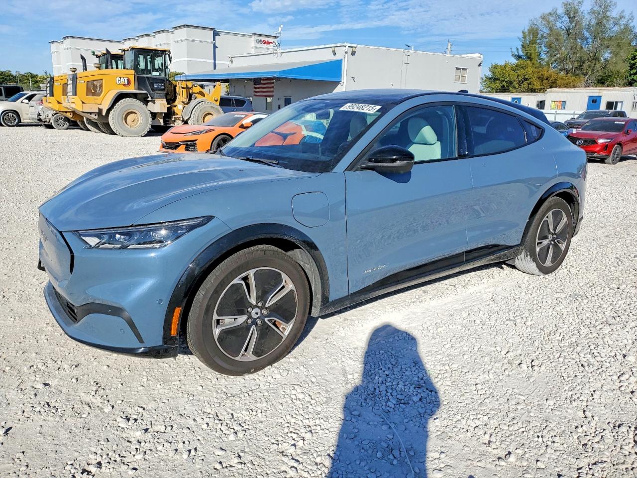 2023 Ford Mustang Mach-E Premium, VIN 3FMTK3R44PMA77522 — Undercarriage