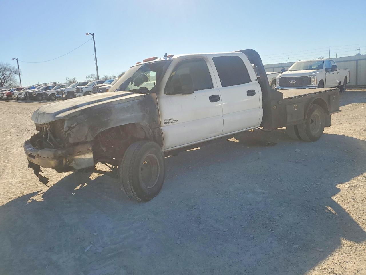 2007 Chevrolet Silverado 3500 DRW LT2, VIN 1GCJC33D97F142205 — Burn