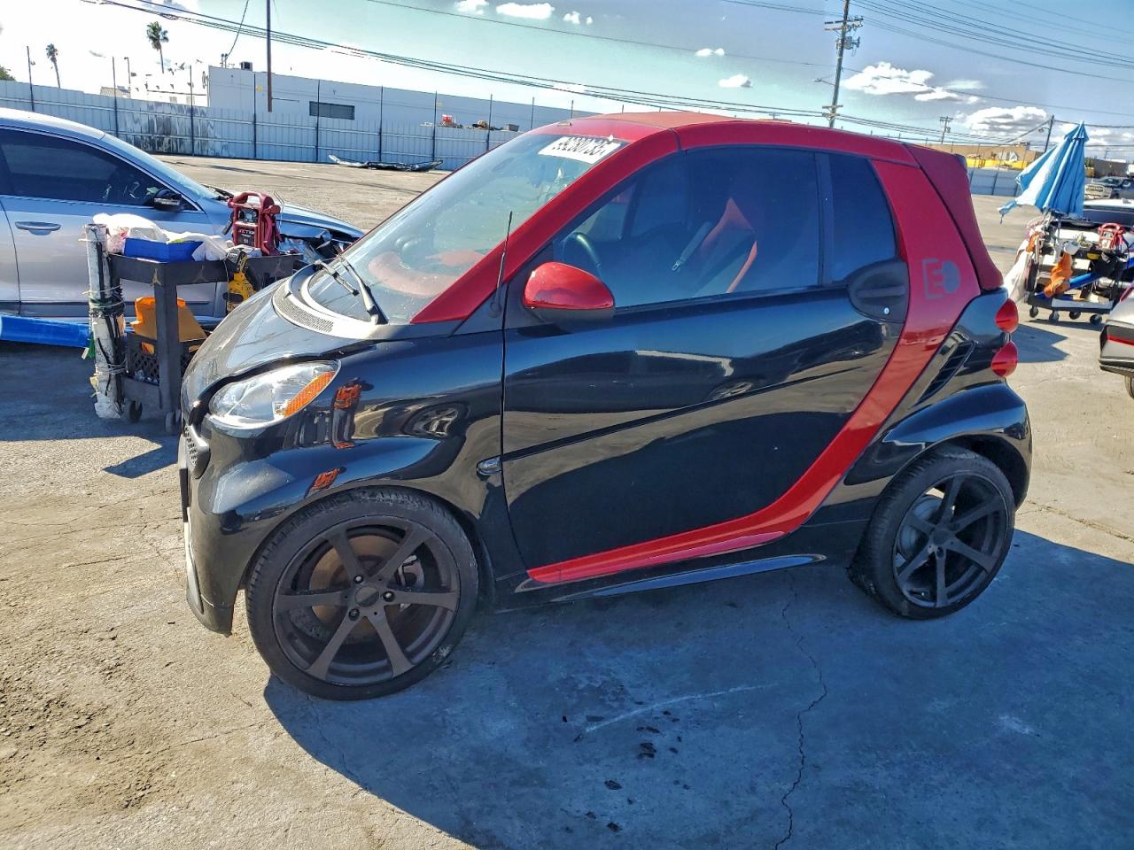 2014 Smart fortwo, VIN WMEEK9AA1EK756011 — Vandalism