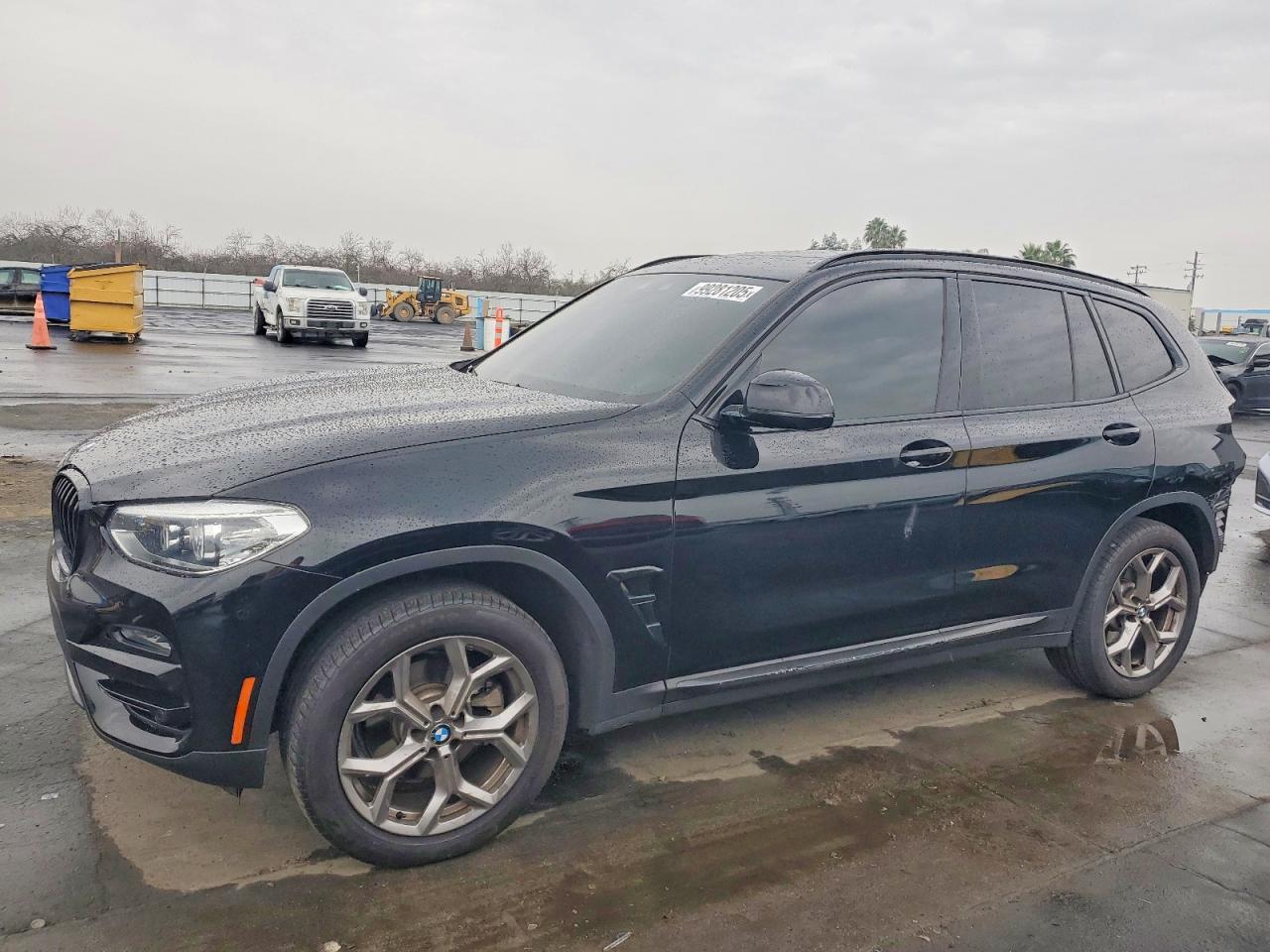 2021 BMW X3 sDrive30i, VIN 5UXTY3C02M9G57484 — Rear end