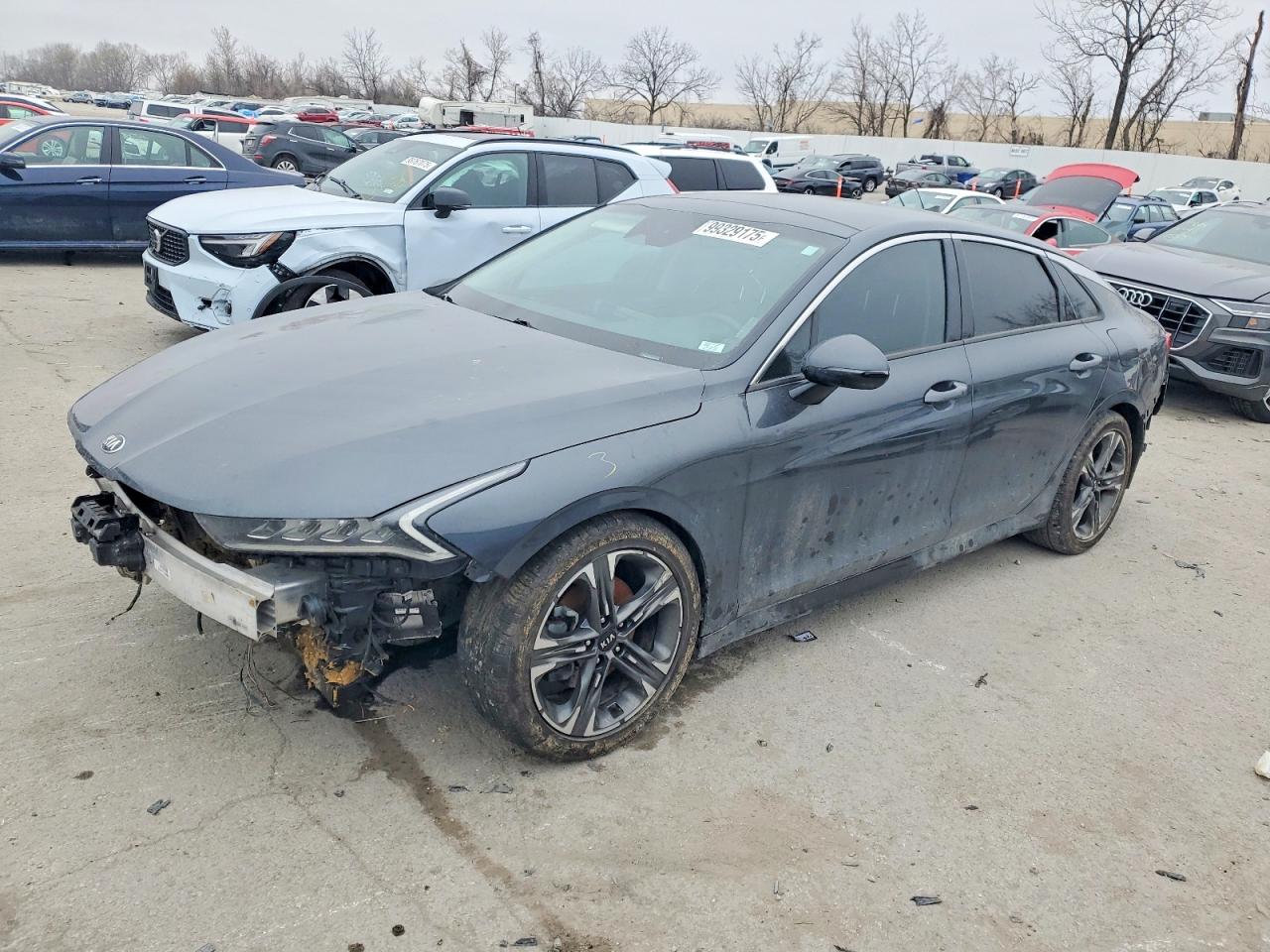 2021 Kia K5 EX, VIN 5XXG34J20MG010612 — Front end