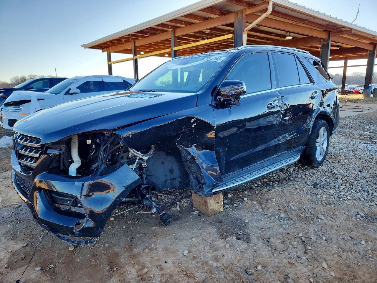 2015 Mercedes-Benz M 350, VIN 4JGDA5HB1FA607962 — Rollover