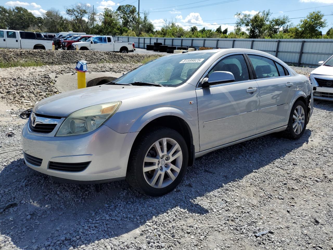 2007 Saturn Aura XE, VIN 1G8ZS57N27F218328 — Undercarriage