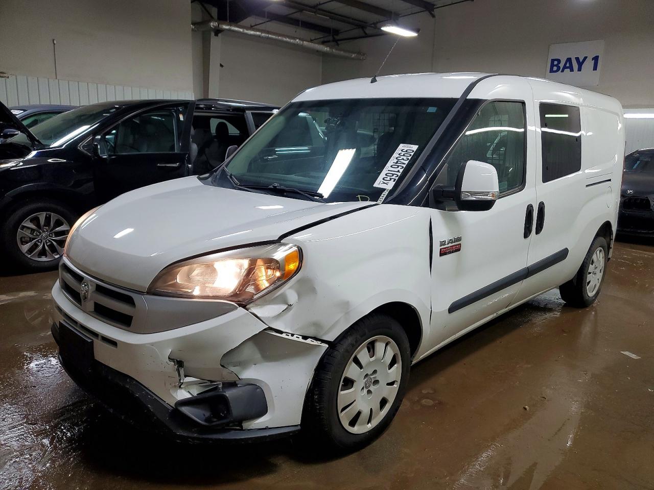 2017 Ram ProMaster City Cargo Tradesman SLT, VIN ZFBERFBB7H6E35447 — Front end