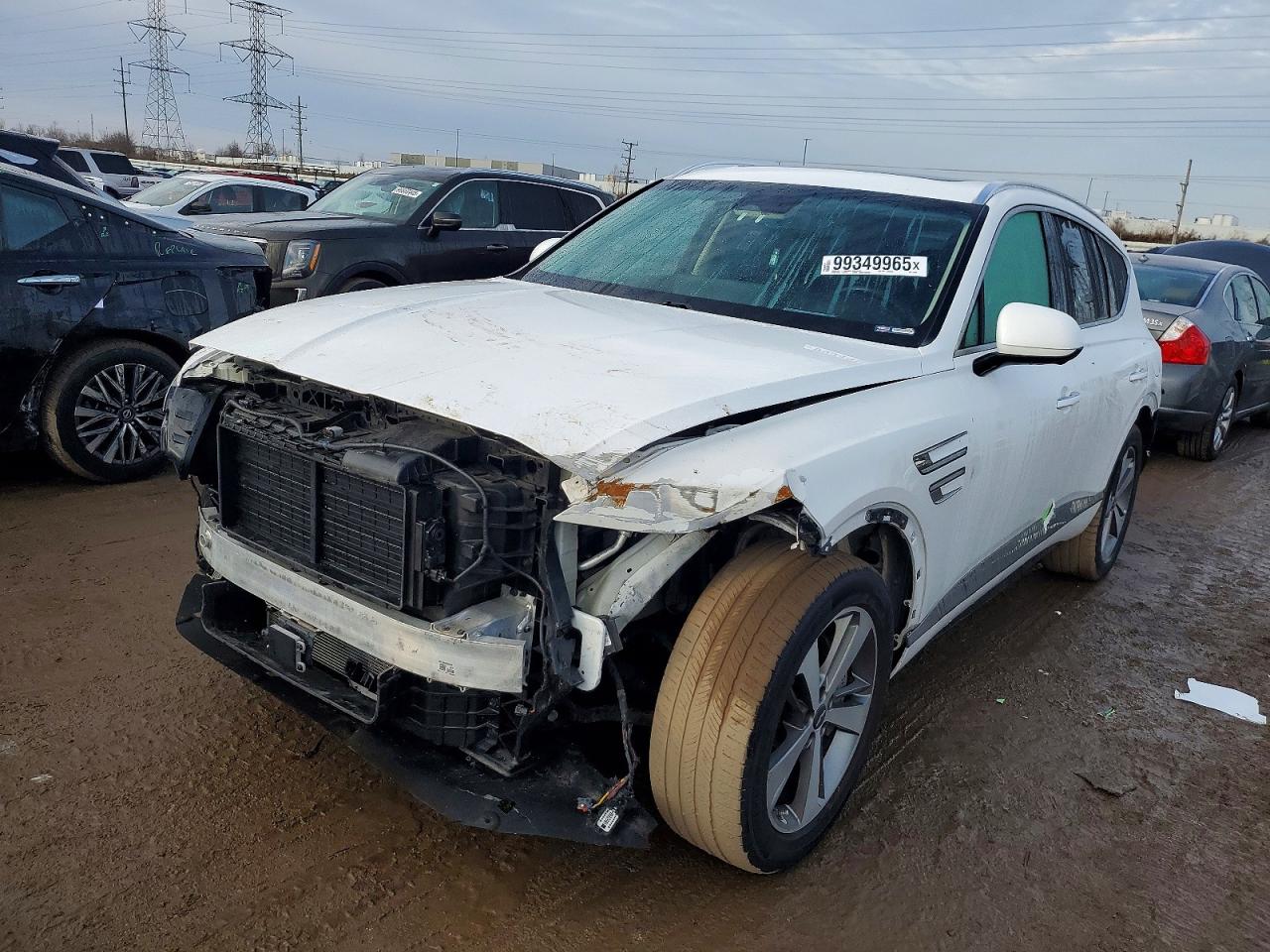 2023 Genesis GV80, VIN KMUHBDSB9PU116655 — Rear end