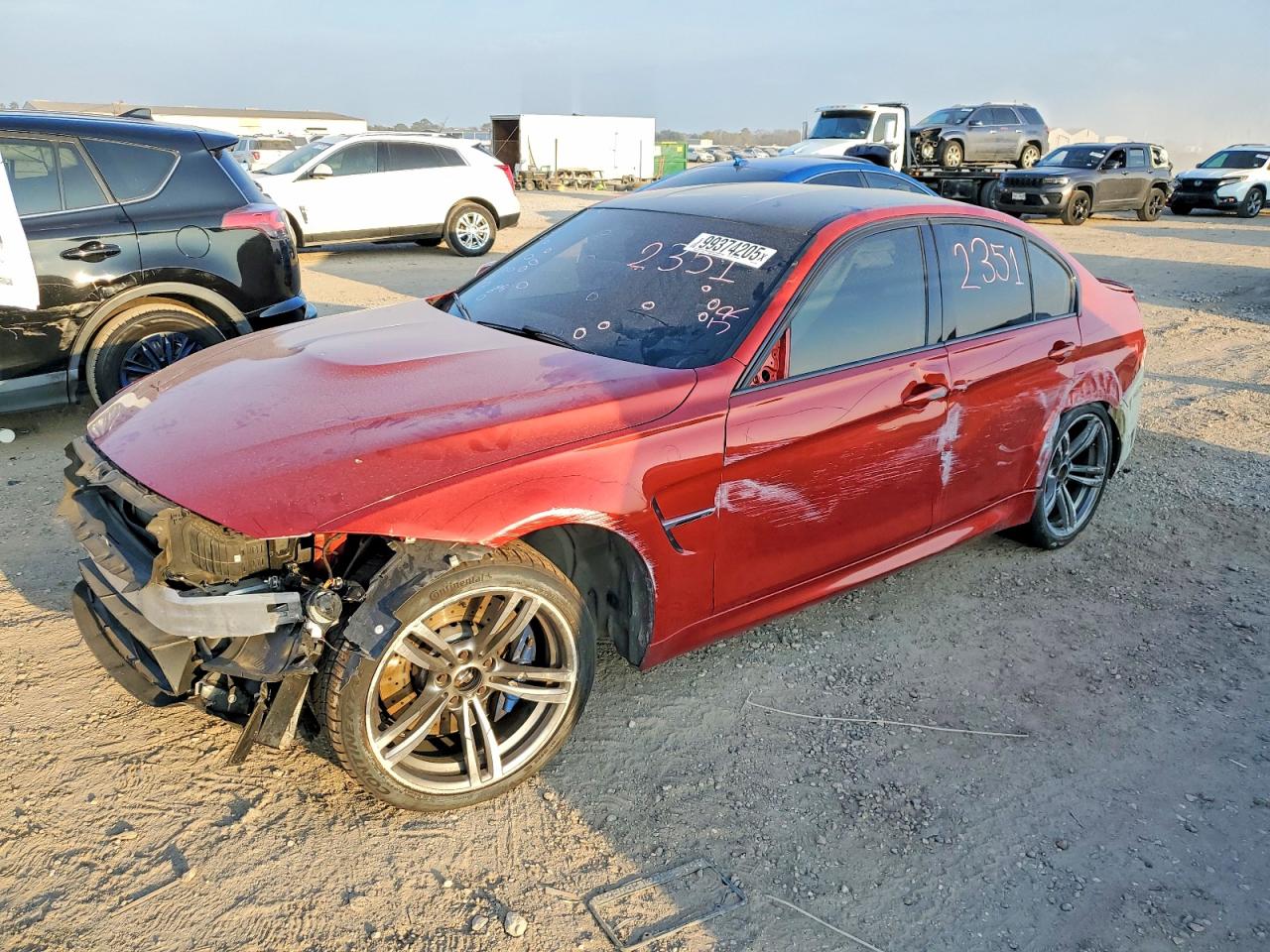 2016 BMW M3, VIN WBS8M9C5XG5D31390 — Front end