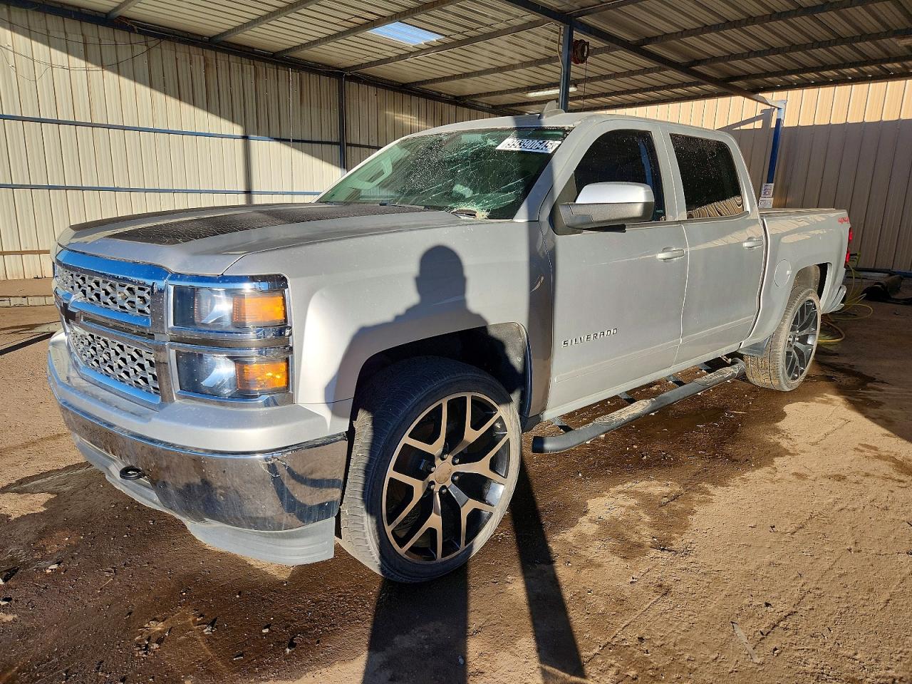 2015 Chevrolet Silverado 1500 LT, VIN 3GCUKREH2FG392790 — Missing or altered VIN