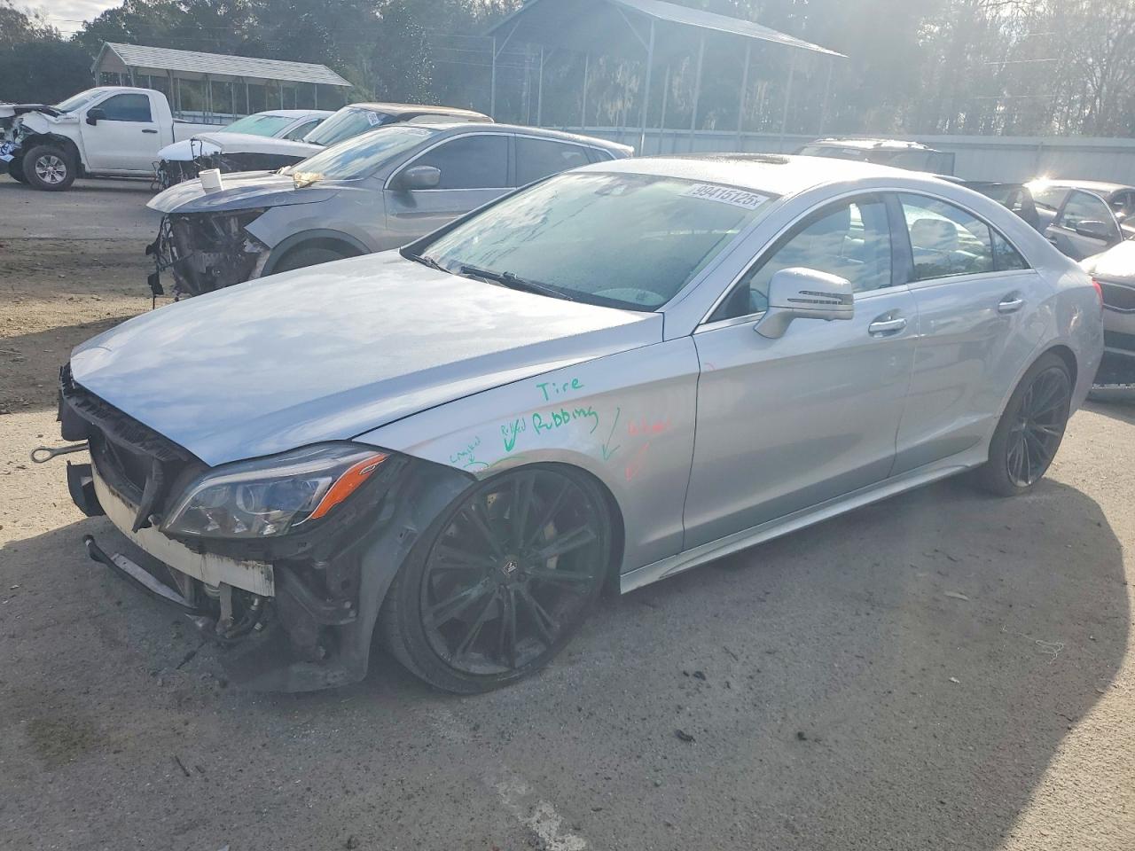 2017 Mercedes-Benz CLS 550, VIN WDDLJ7DBXHA197415 — Front end