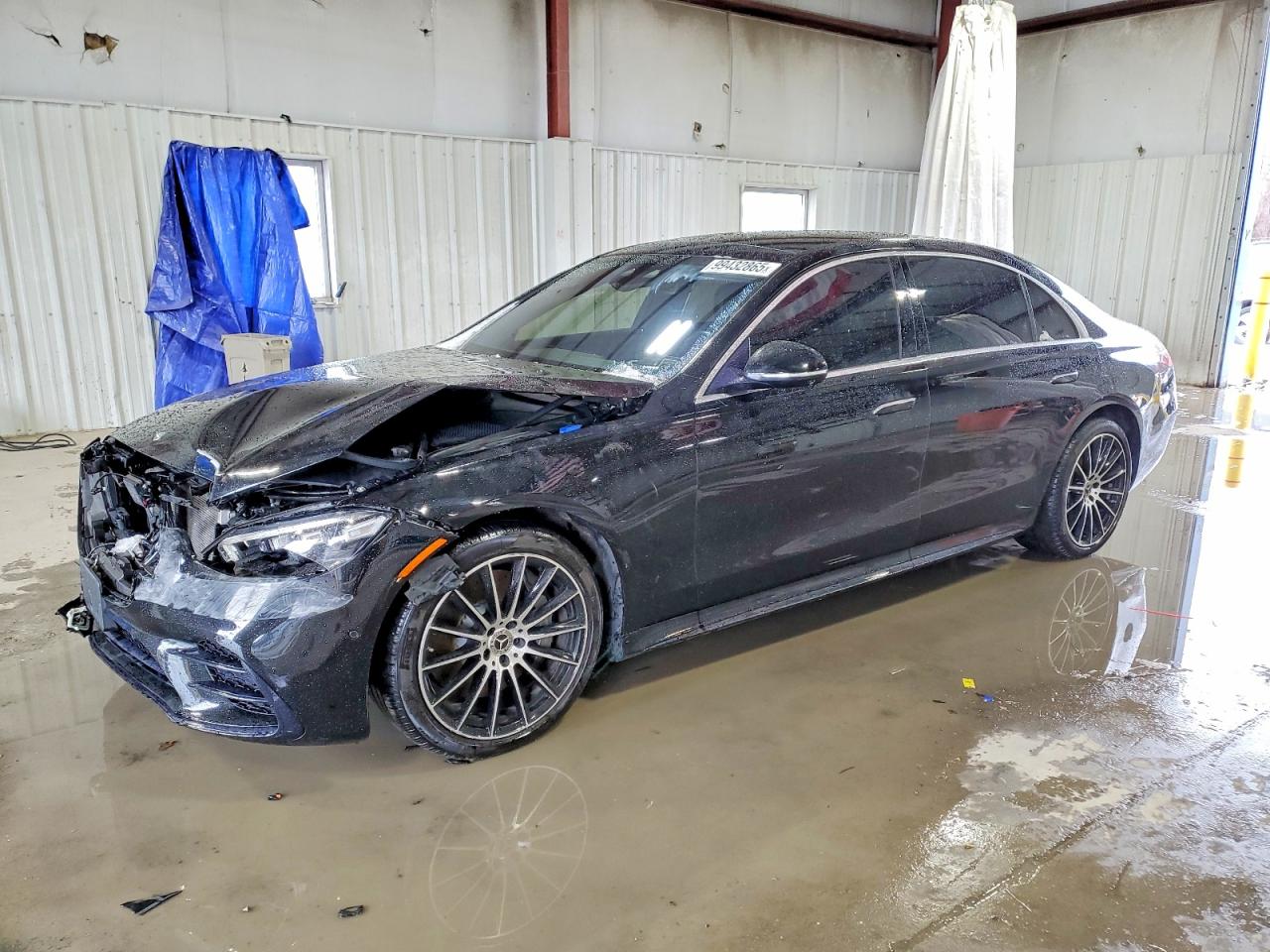 2021 Mercedes-Benz S 580, VIN W1K6G7GB1MA042107 — Front end