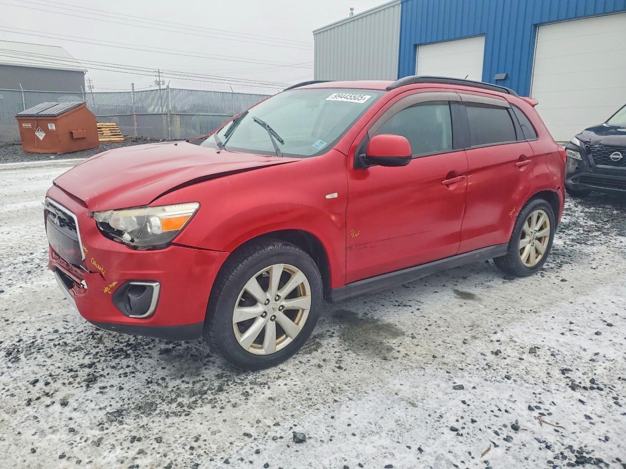 2014 Mitsubishi Outlander Sport GT, VIN 4A4AJ4AU4EE604860 — Front end
