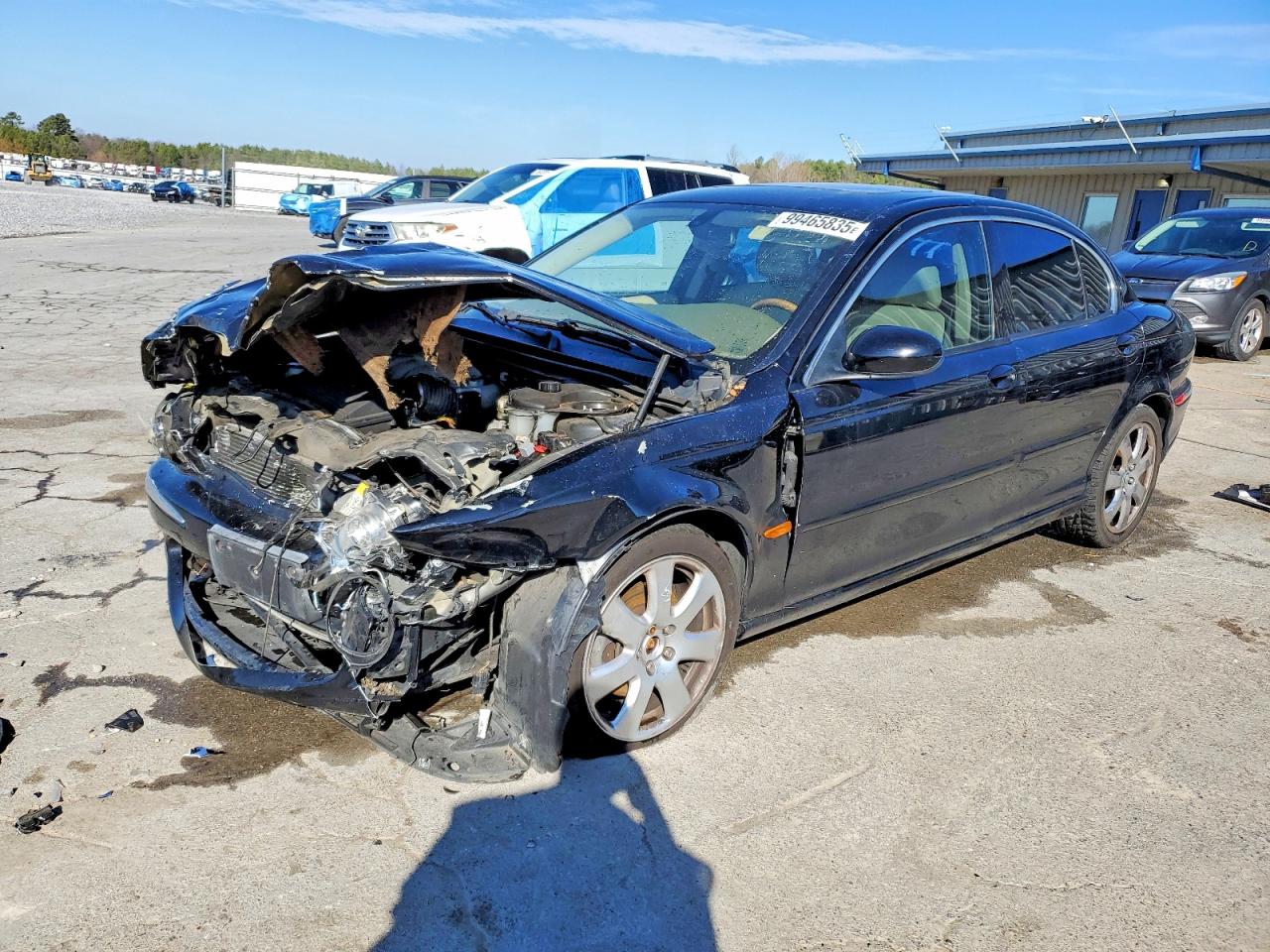 2005 Jaguar X-Type 3.0L, VIN SAJWA51C25WE29470 — Front end