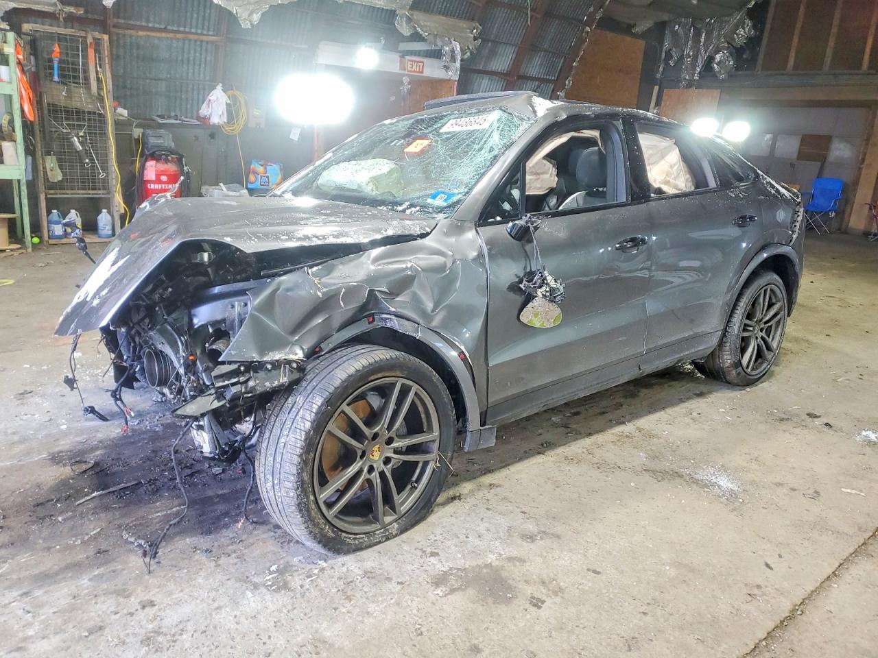2020 Porsche Cayenne, VIN WP1AA2AY6LDA02784 — Rollover