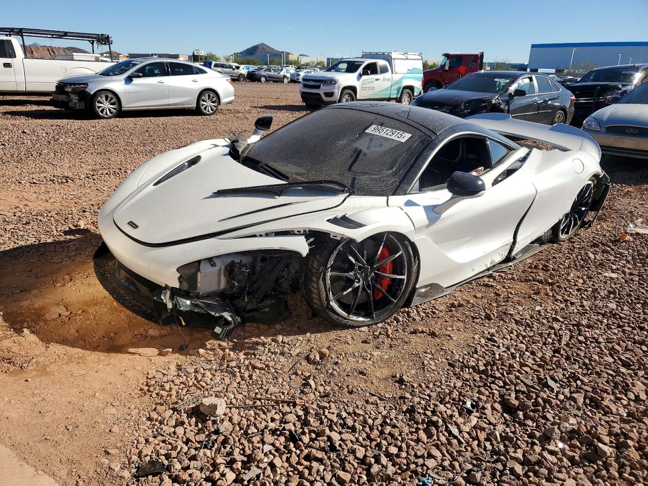 2021 McLaren 765LT, VIN SBM14RCA3MW765554 — Front end