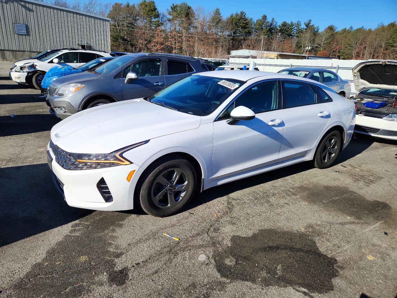 2022 Kia K5 LXS, VIN 5XXG14J25NG103360 — Rear end