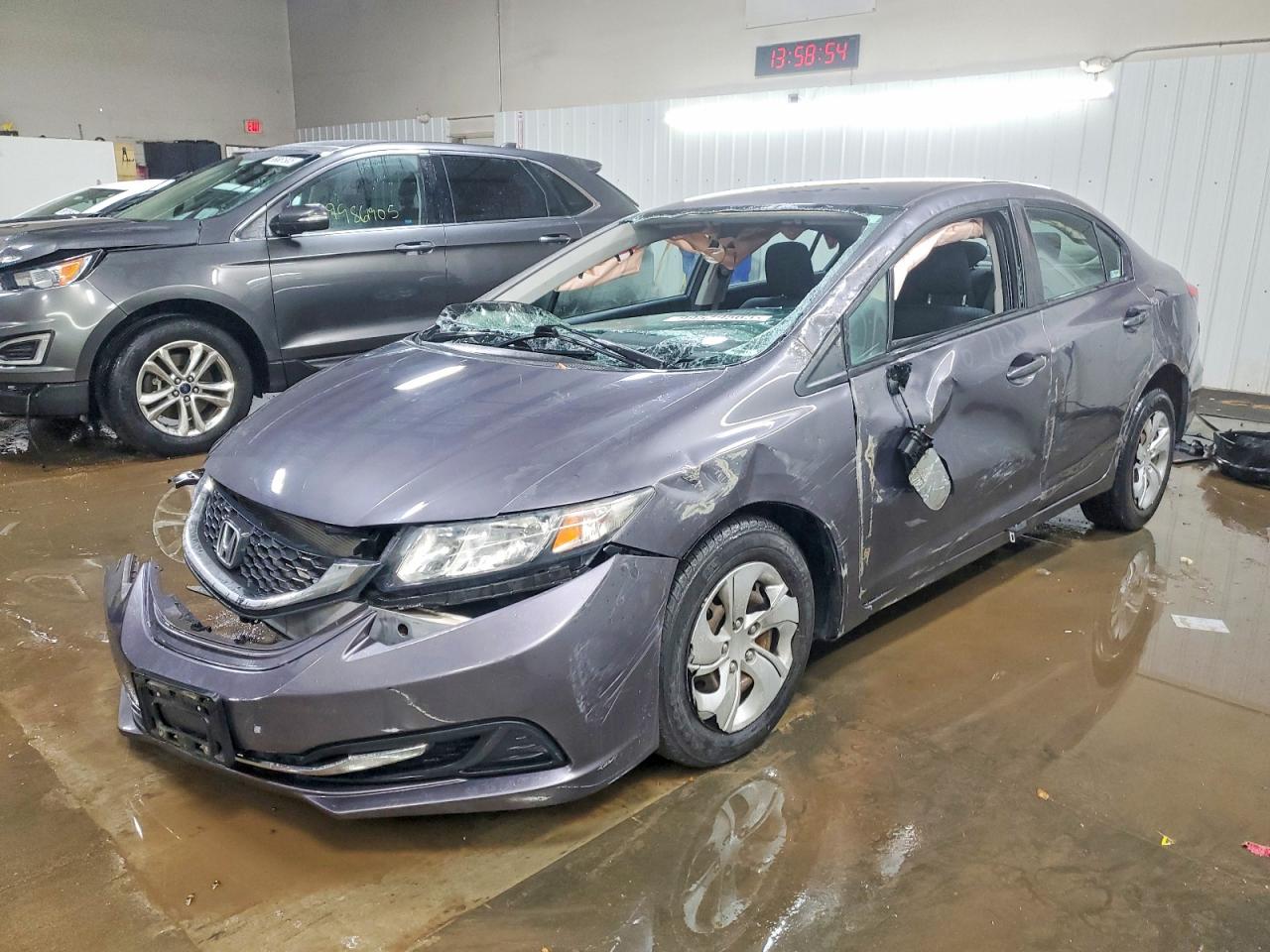 2015 Honda Civic LX, VIN 19XFB2F54FE118491 — Rollover
