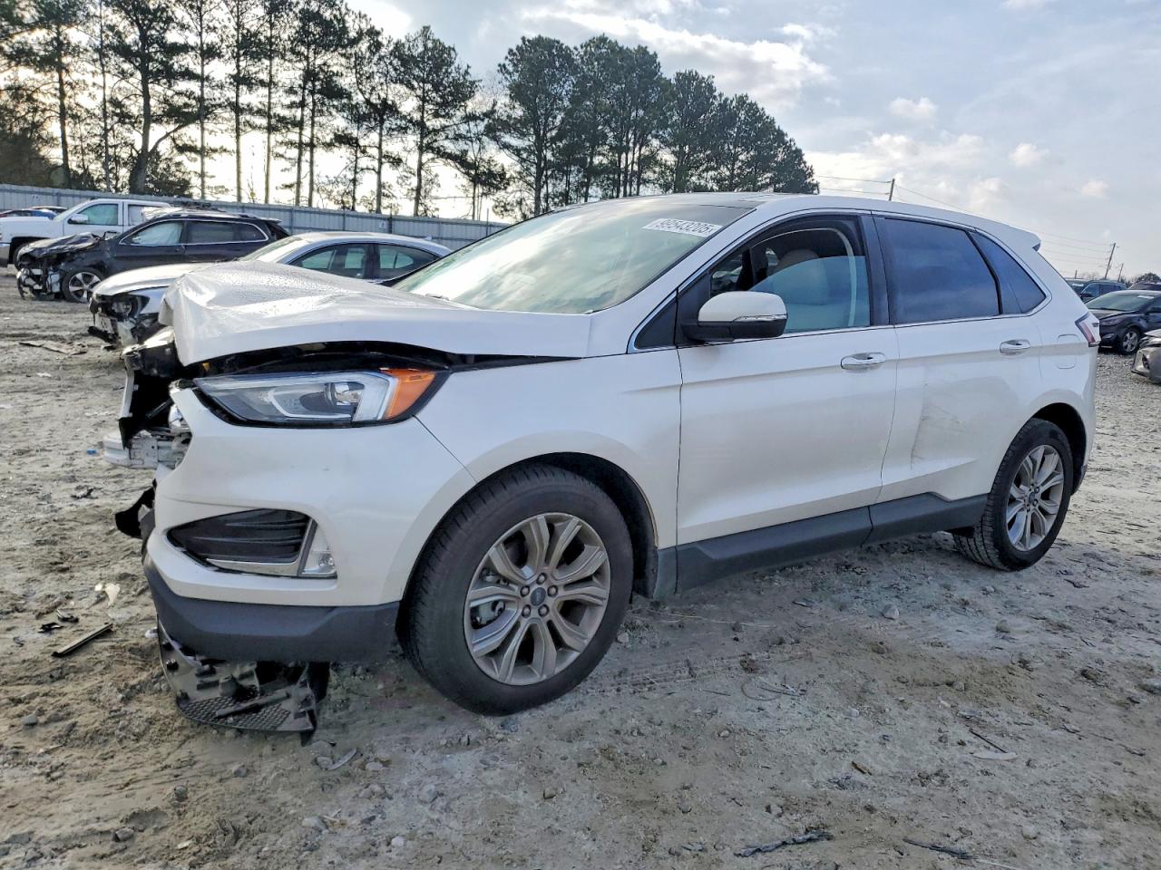 2019 Ford Edge Titanium, VIN 2FMPK3K90KBB49950 — Front end