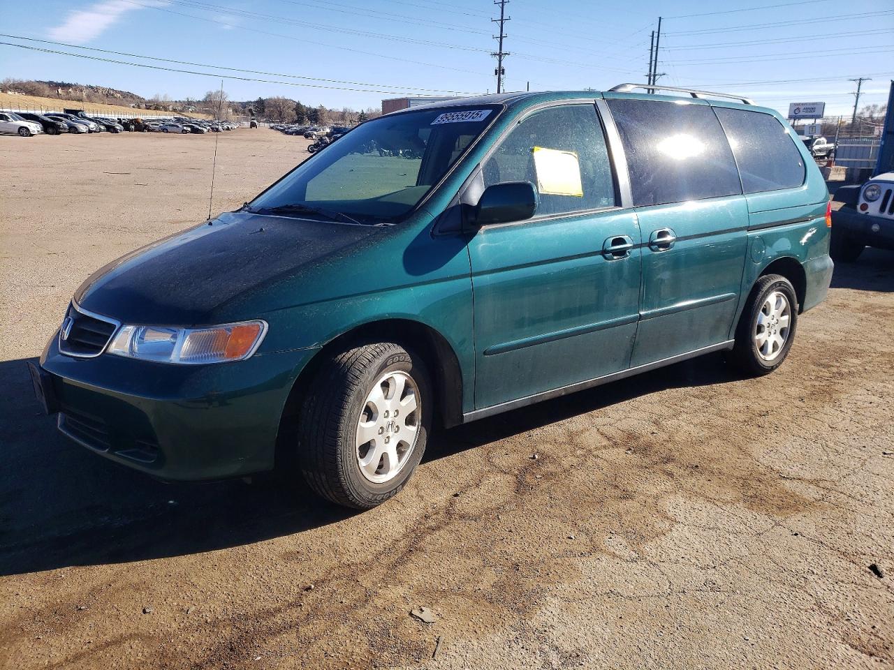 2002 Honda Odyssey EX-L, VIN 5FNRL18982B009248 — Днище