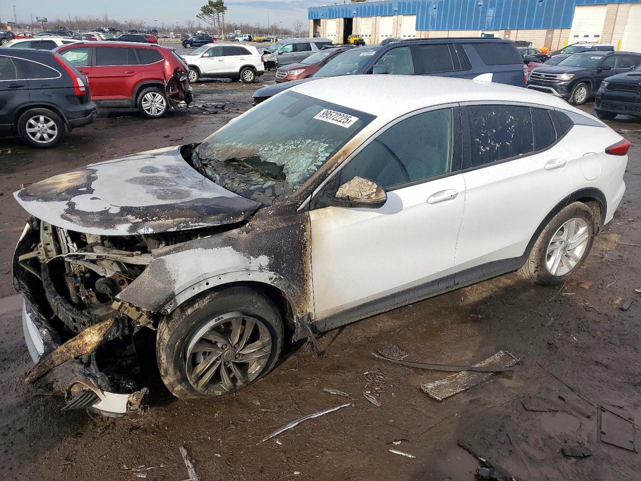 2025 Buick Envista Preferred, VIN KL47LAEP6SB238387 — Engine fire
