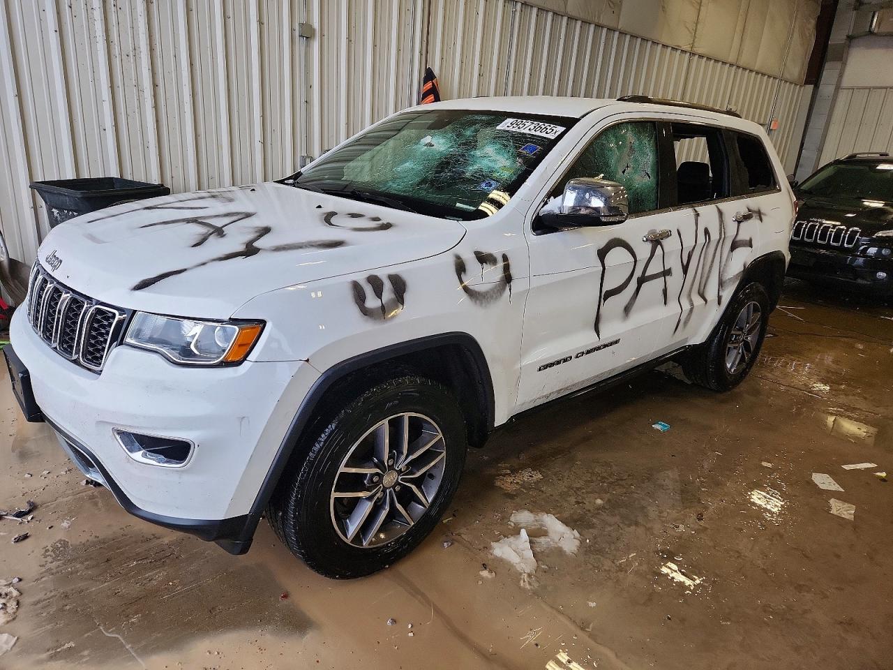 2017 Jeep Grand Cherokee Limited, VIN 1C4RJFBG0HC807002 — Vandalism